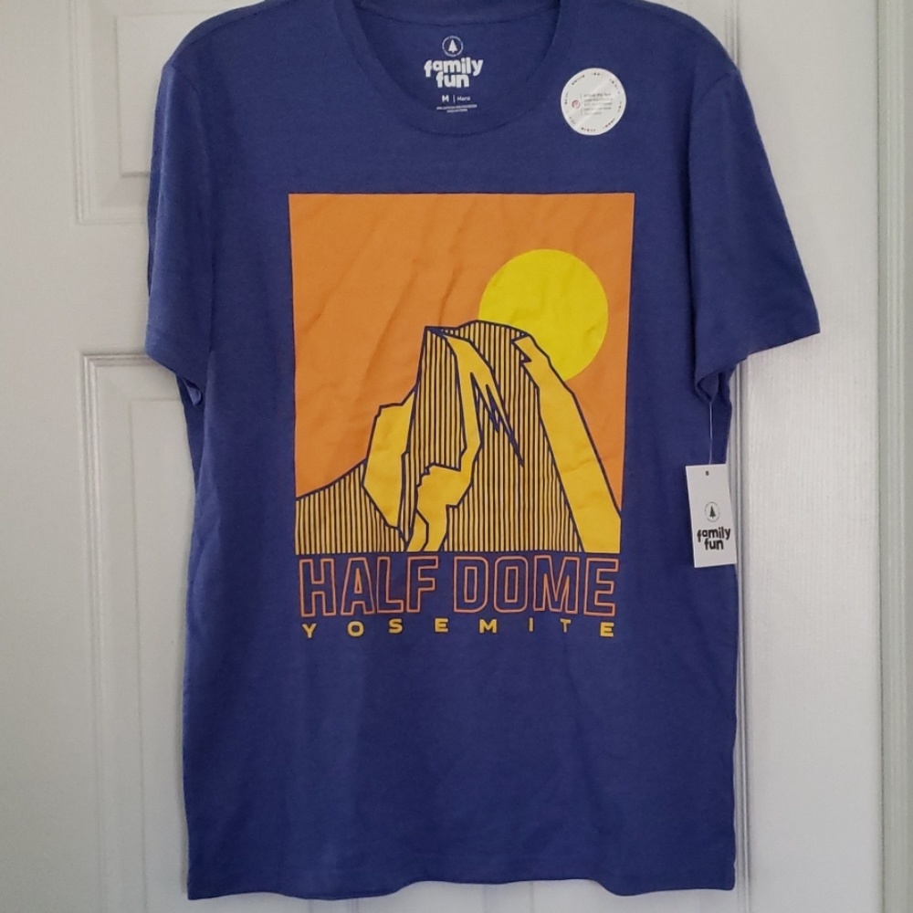 Blue short sleeved tee